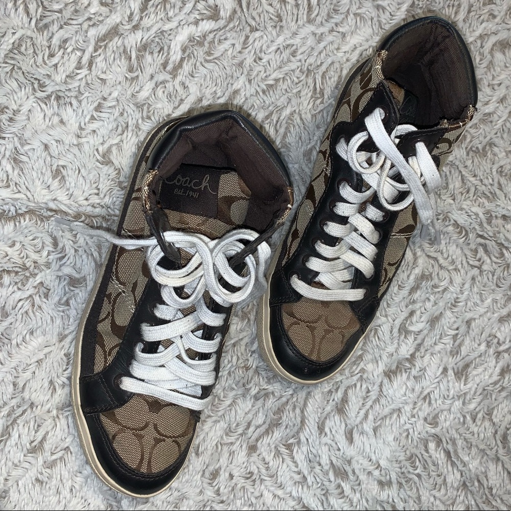 Coach hightop sneakers